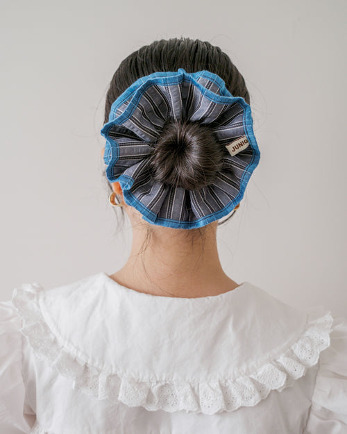 Candy Stripes - Grey/Blue